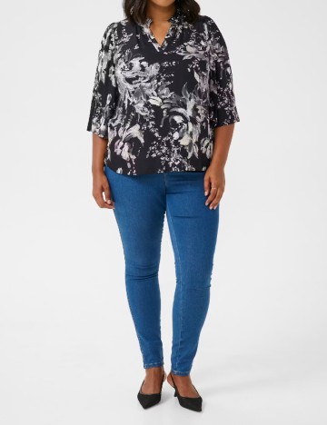 Bluza Kaffe Curve, negru
