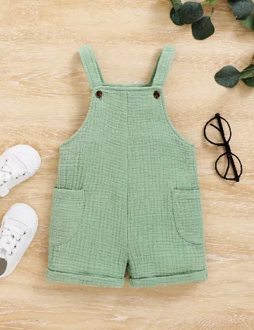 Salopeta Shein Kids, verde