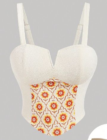 Top SHEIN, crem