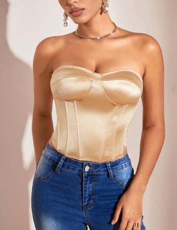Top SHEIN, auriu