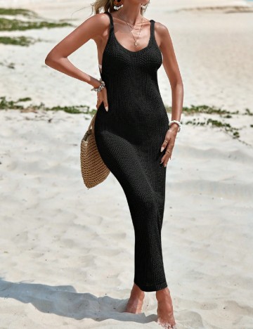 Rochie de plaja SHEIN, negru