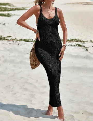 Rochie de plaja SHEIN, negru