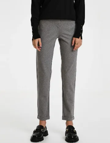 Pantaloni Karen By Simonsen, gri