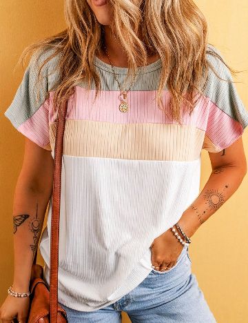 Tricou SHEIN, mix culori