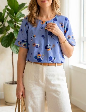 Bluza Kaffe, albastru