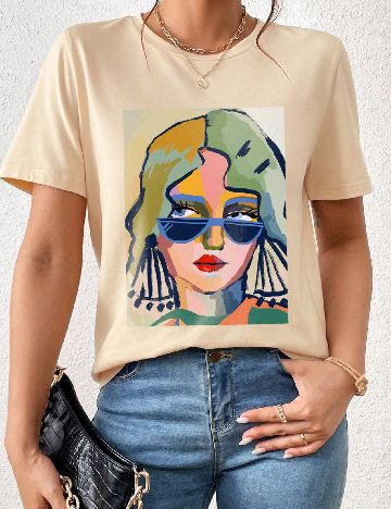 Tricou SHEIN, mix culori