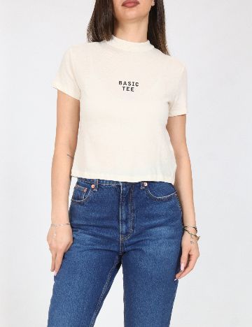 Top Bershka, bej