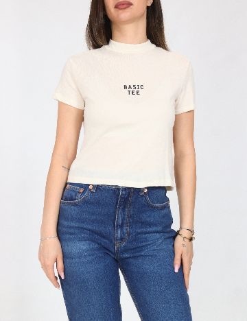 Top Bershka, bej