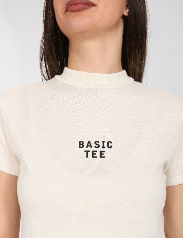 Top Bershka, bej