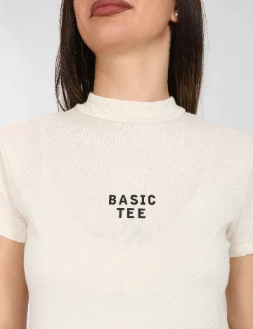 Top Bershka, bej