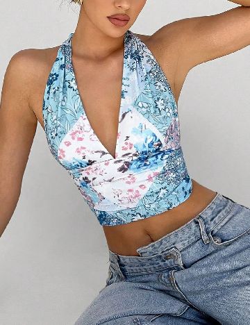 Top SHEIN, albastru