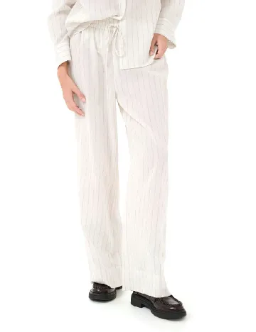 Pantaloni My Essential Wardrobe, alb