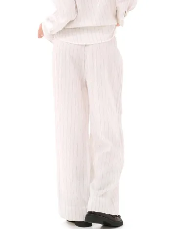 Pantaloni My Essential Wardrobe, alb