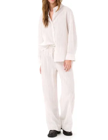 Pantaloni My Essential Wardrobe, alb