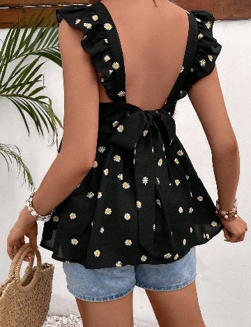 Bluza SHEIN Maternity, negru