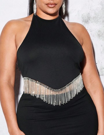 Top SHEIN CURVE, negru