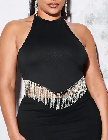 Top SHEIN CURVE, negru