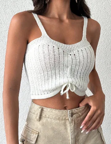 Top SHEIN, alb