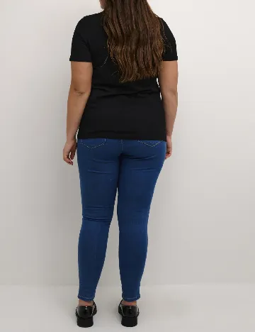 Tricou Kaffe Curve, negru
