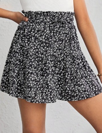 Pantaloni scurti Shein Kids, negru