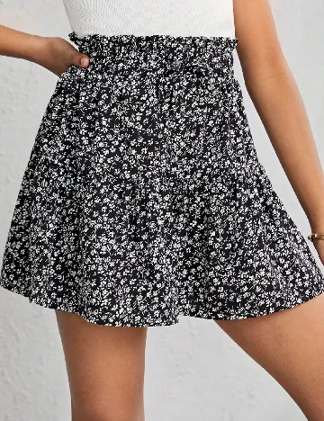 Pantaloni scurti Shein Kids, negru