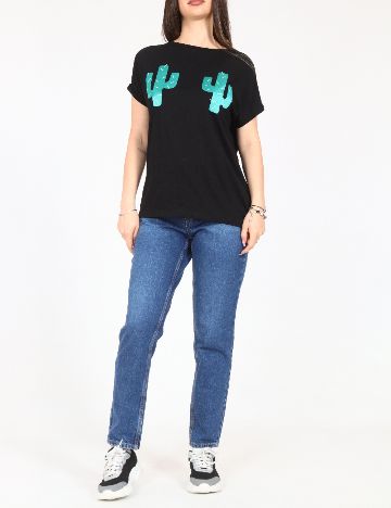 Tricou Bershka, negru