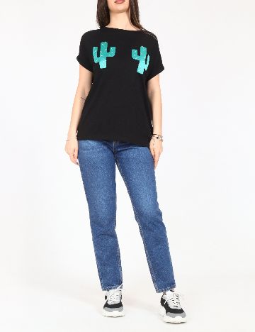 Tricou Bershka, negru