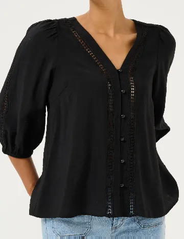 Bluza Kaffe, negru