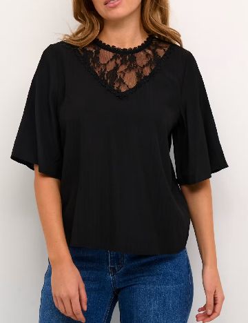 Bluza Kaffe, negru