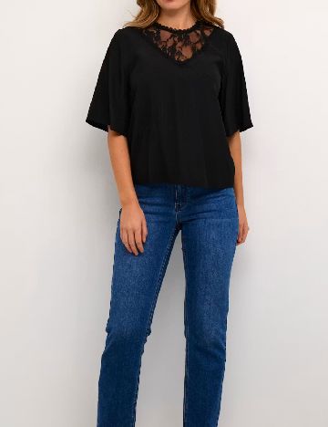 Bluza Kaffe, negru