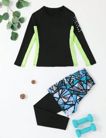 Compleu Shein Kids, mix culori