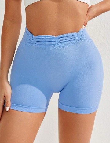 Pantaloni scurti SHEIN, albastru