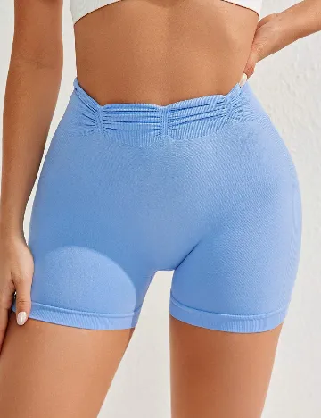 Pantaloni scurti SHEIN, albastru