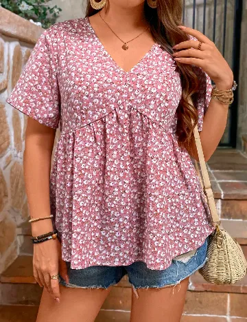 Bluza Emery Rose Curve, roz