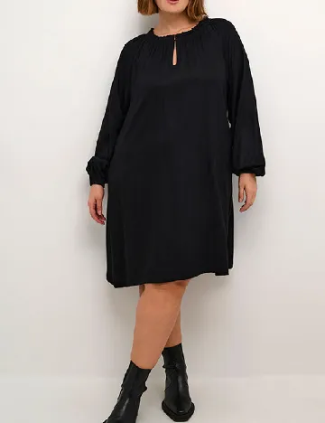 Rochie scurta Kaffe Curve, negru