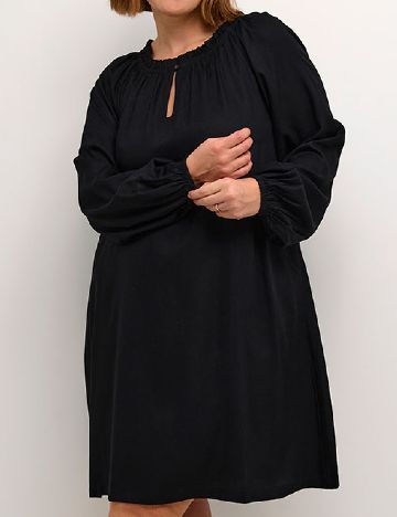 Rochie scurta Kaffe Curve, negru