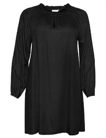 Rochie scurta Kaffe Curve, negru