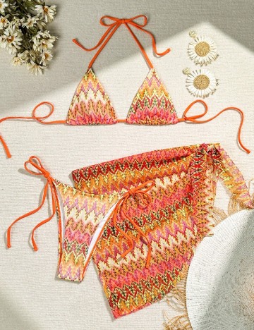 Costum de baie SHEIN, mix culori