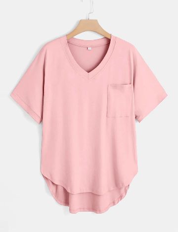 Tricou SHEIN CURVE, roz