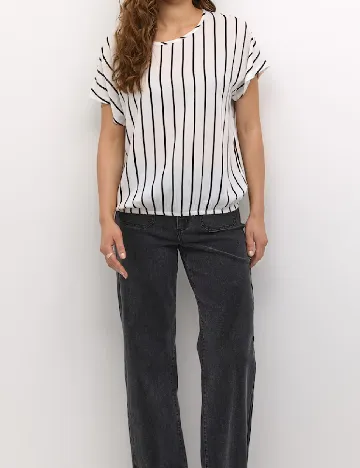 Bluza Kaffe, alb