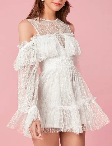 Rochie scurta SHEIN, alb
