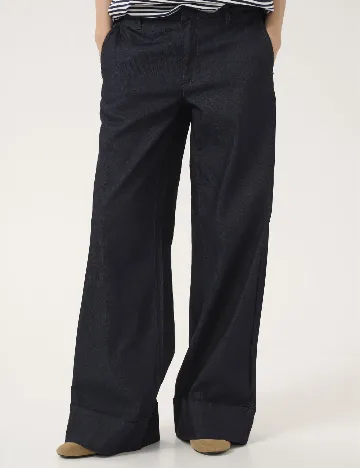 Pantaloni My Essential Wardrobe, bleumarin inchis