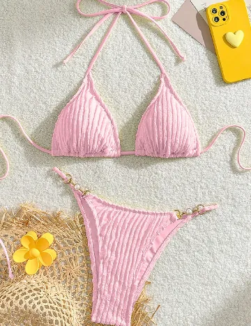 Costum de baie SHEIN, roz