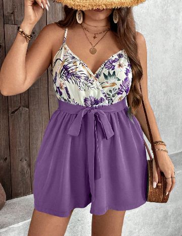 Salopeta SHEIN CURVE, mix culori
