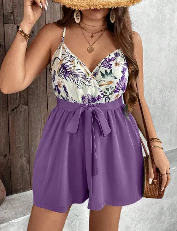 Salopeta SHEIN CURVE, mix culori