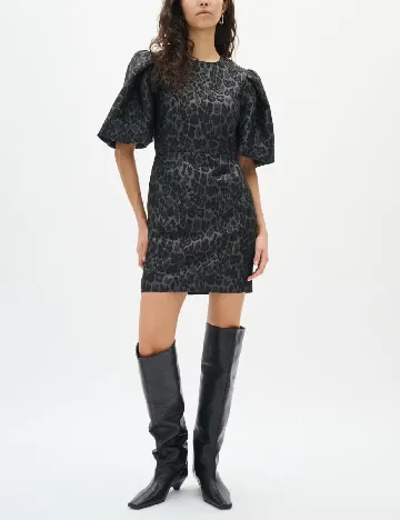 Rochie scurta InWear, gri/negru