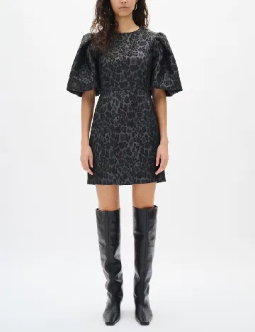 Rochie scurta InWear, gri/negru