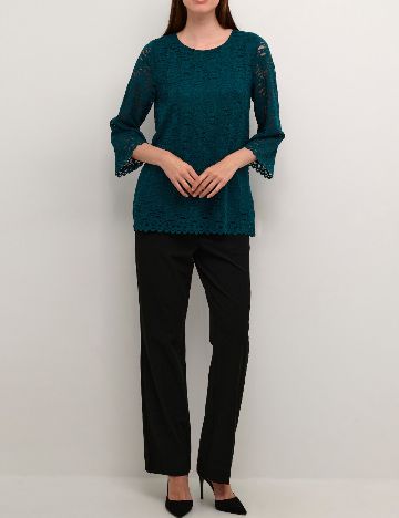 Bluza Cream, turcoaz