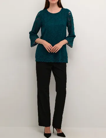 Bluza Cream, turcoaz
