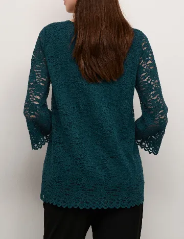 Bluza Cream, turcoaz